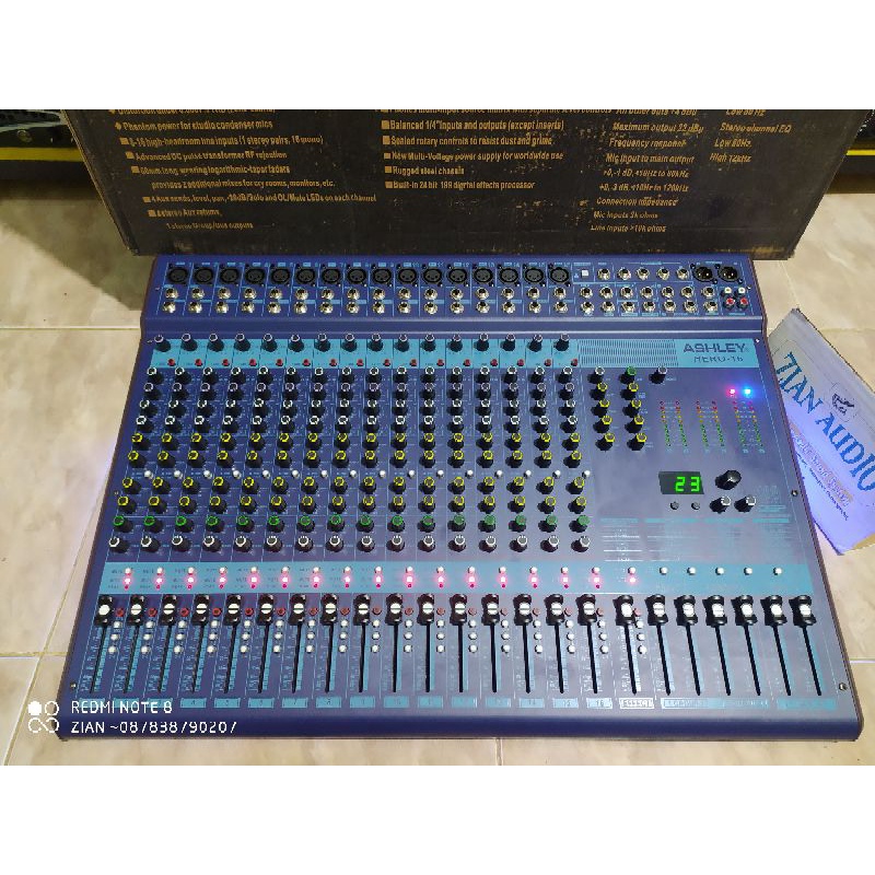 Mixer Ashley HERO-16 original (zian audio)