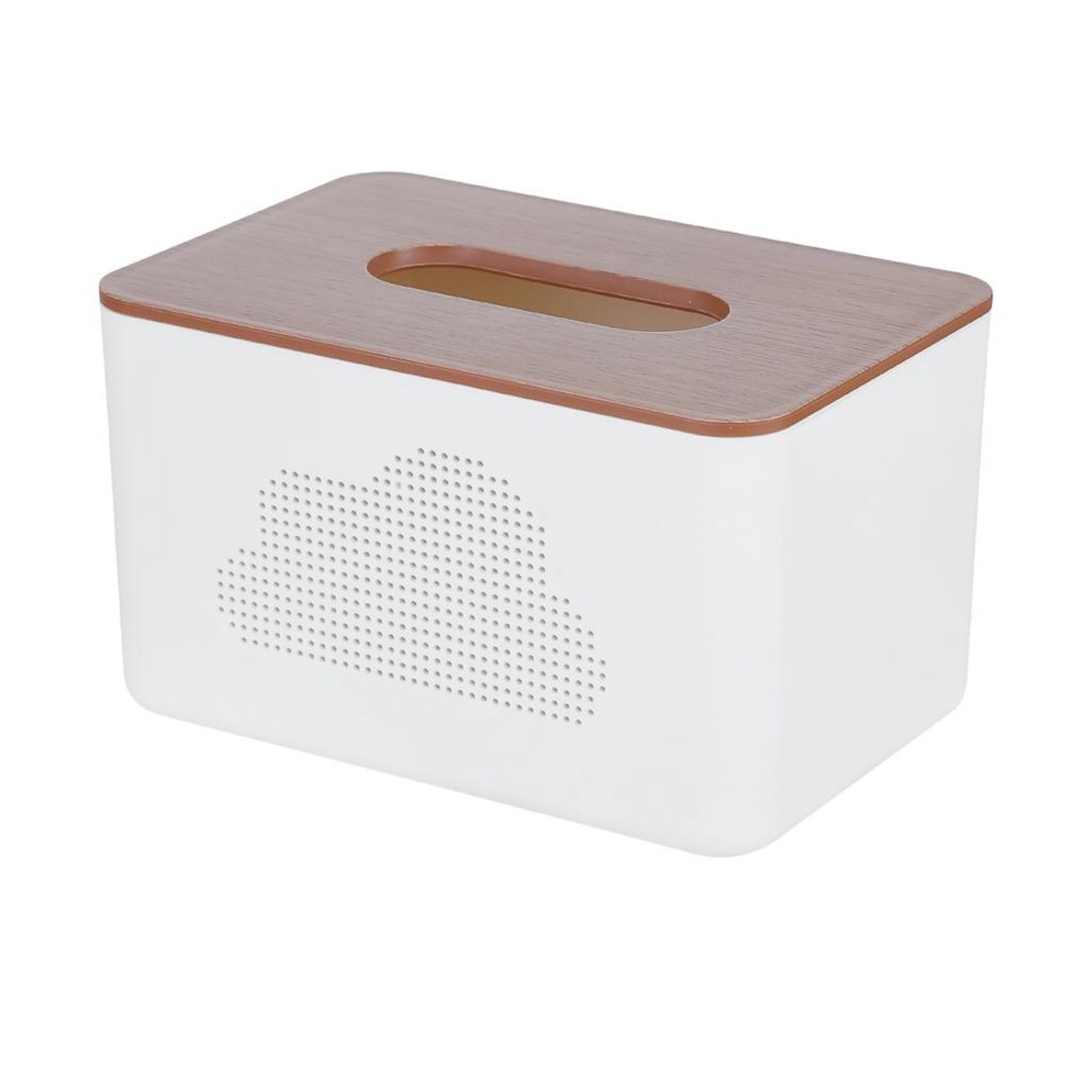 MINISO BOX TISSUE IMITATION WOOD PATTERN TEMPAT TISU MINISO