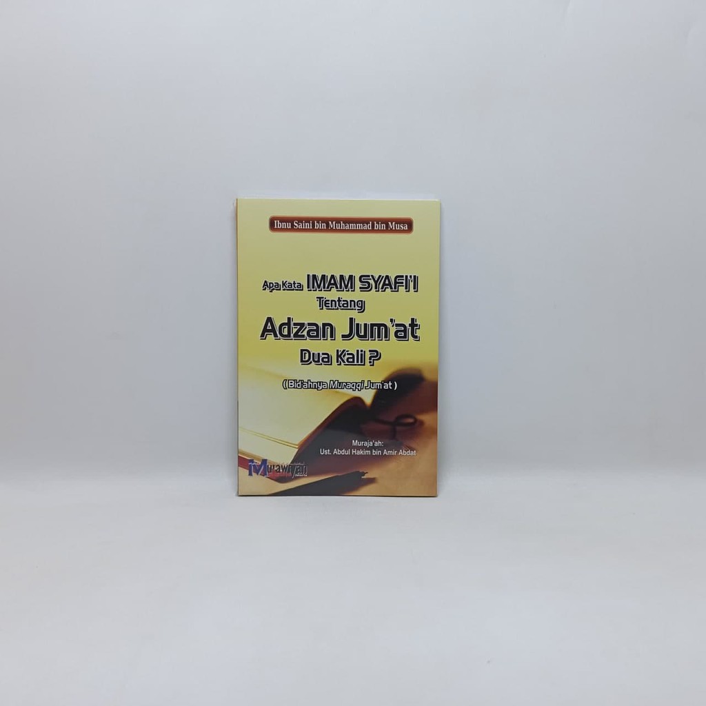 Apa Kata Imam Syafi'i Tentang Adzan Jum'at Dua Kali