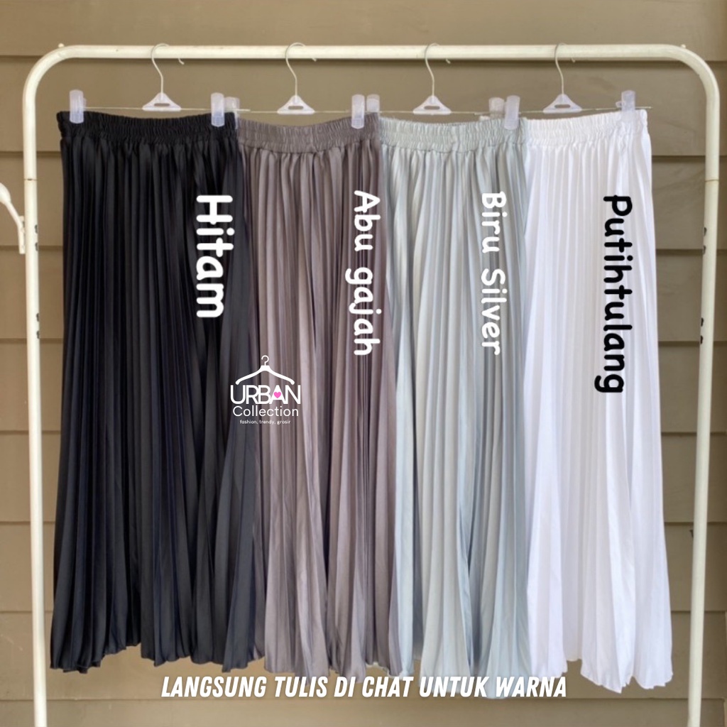 PAKET ROK PLISKET PREMIUM [ 3PCS ] - UKURAN ALLSIZE