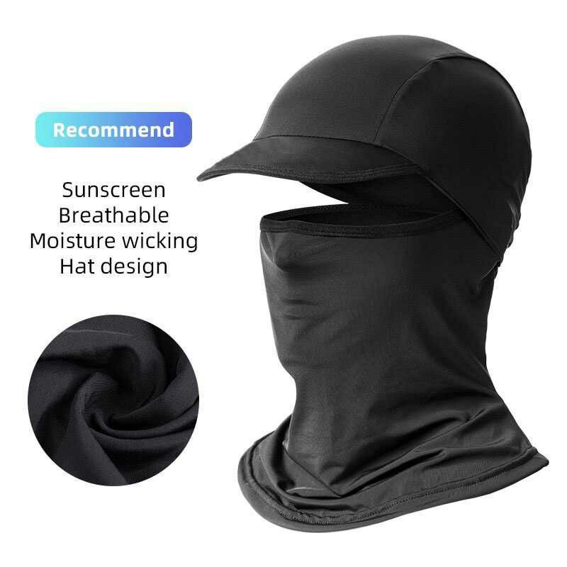 ROCKBROS Masker Topi Sepeda Full Face Cycling Cap Anti UV Hat