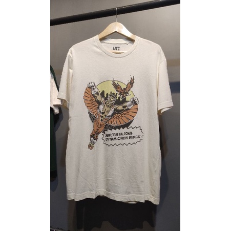 kaos second uniqlo x marvel