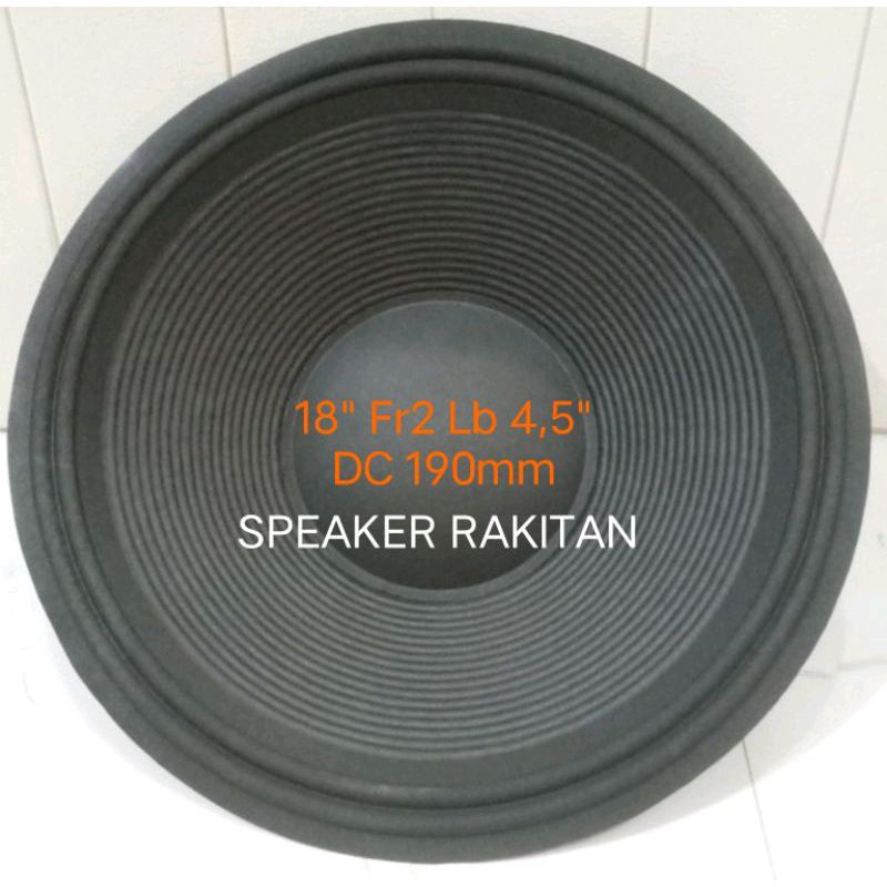 Daun Speaker 18 inch Fabulous Lubang 4,5 inch + Duscup .2pcs