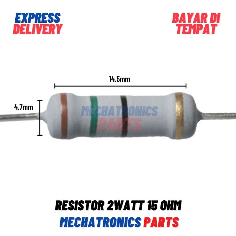 [PAS-9216] RESISTOR 2WATT 15OHM