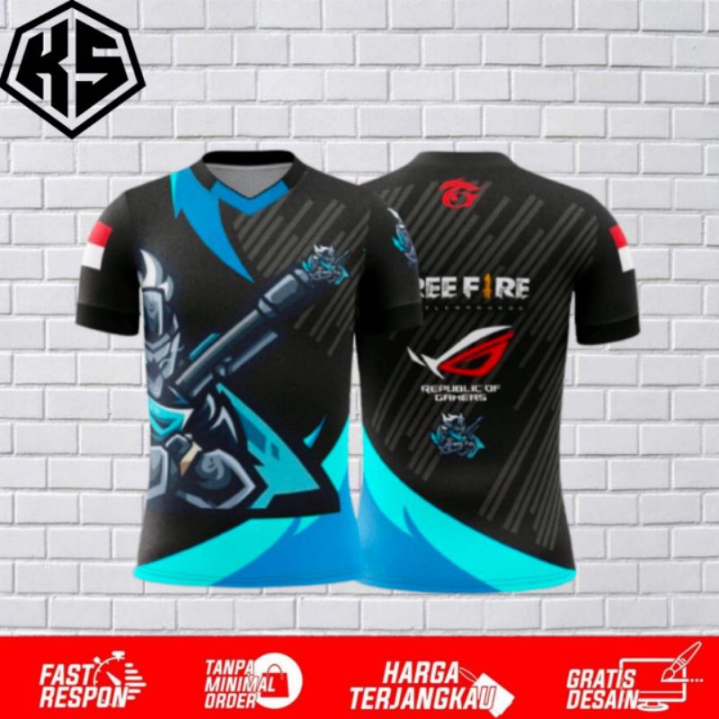jersey game terbaru baju kaos game rrq evos onic freefire mlbb pubg aov COD