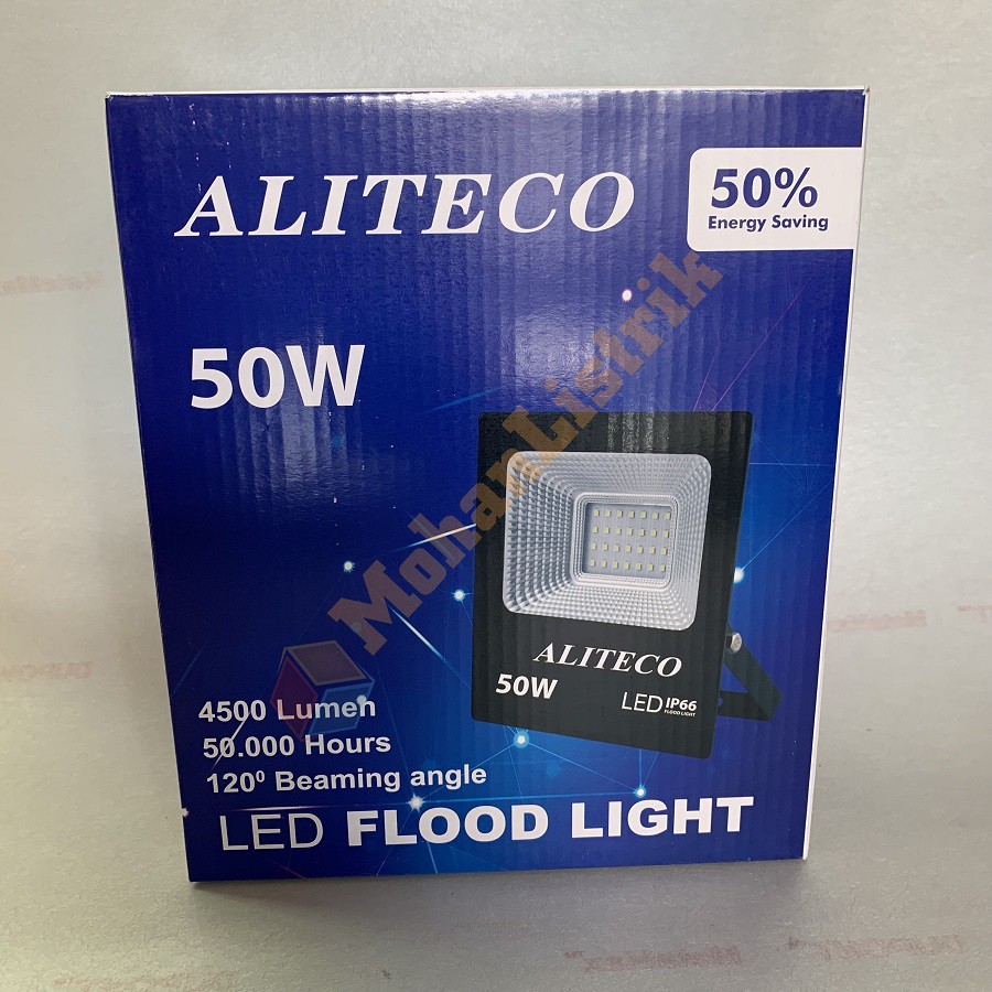 Lampu Sorot Tembak LED 50W 50Watt 50 Watt ALITECO PROBEST PUTIH