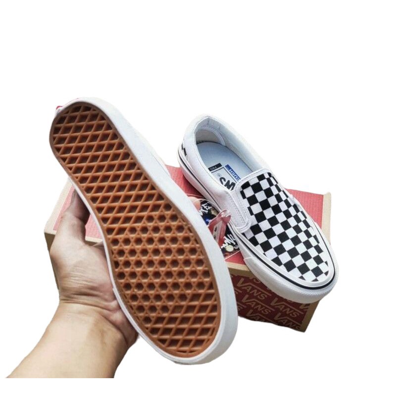 SEPATU V4NS SLIP ON CHACKERBOARD DT GRADE ORI PREMIUM SEPATU SNEAKERS PRIA SNEAKERS WANITA