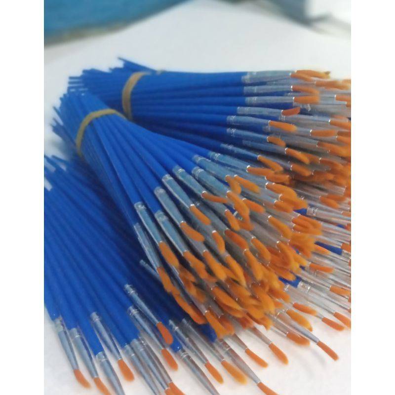 Zoetoys Kuas Lukis Ujung Flat Lancip | Brush Kualitas Terbaik Bulu Lembut Halus Peralatan Cat Air