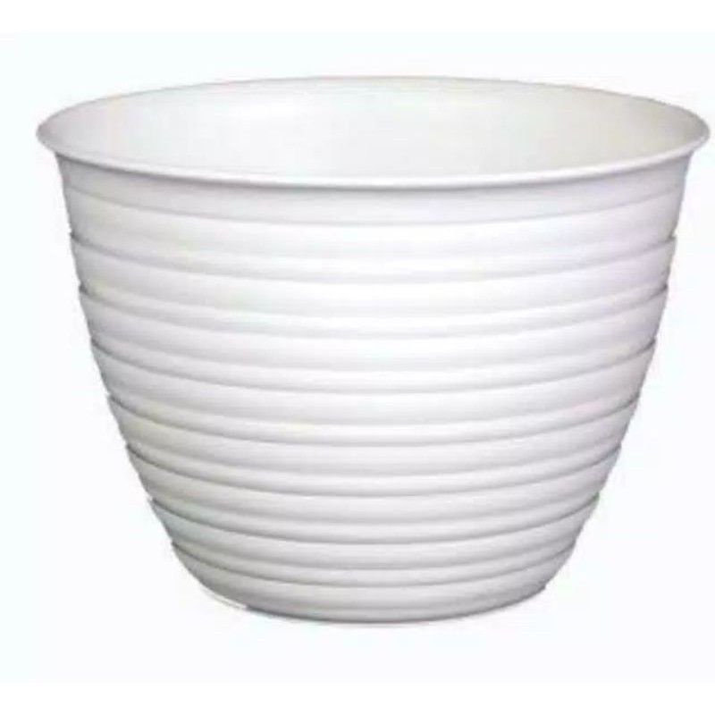 Pot putih, pot tawon putih 20cm