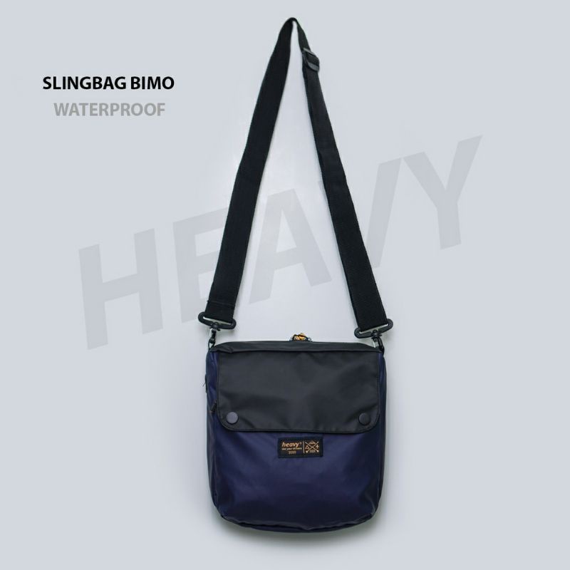 TAS SELEMPANG PRIA HEAVY.BAG. WAIST BAG HEAVY( WATERPROOF) anti air