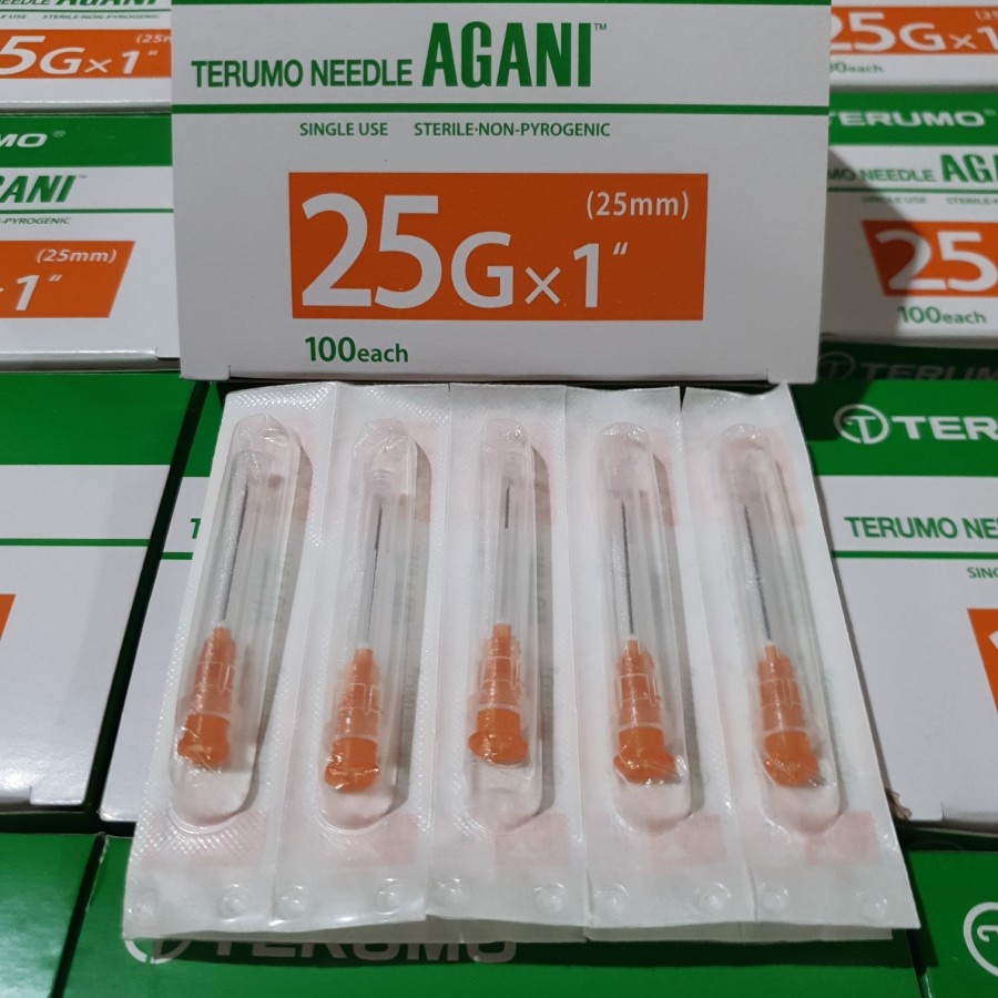 Needle Terumo Agani18 23 25 27 G Jarum Terumo Agani 18G - 23G - 25G - 27G