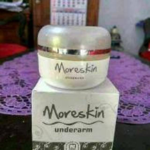 Moreskin underarm/krim pemutih ketiak, lipatan paha, leher, lutut, siku,dll