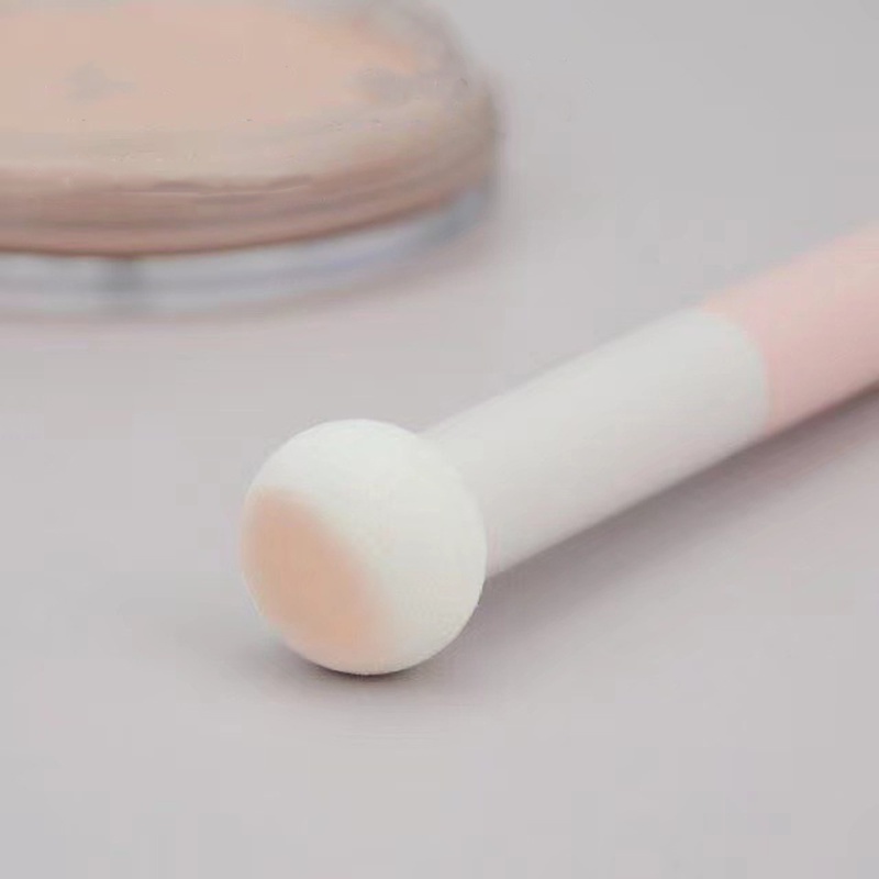 1 Pc Brush Spons Makeup Portable Bentuk Kepala Jamur Untuk Concealer