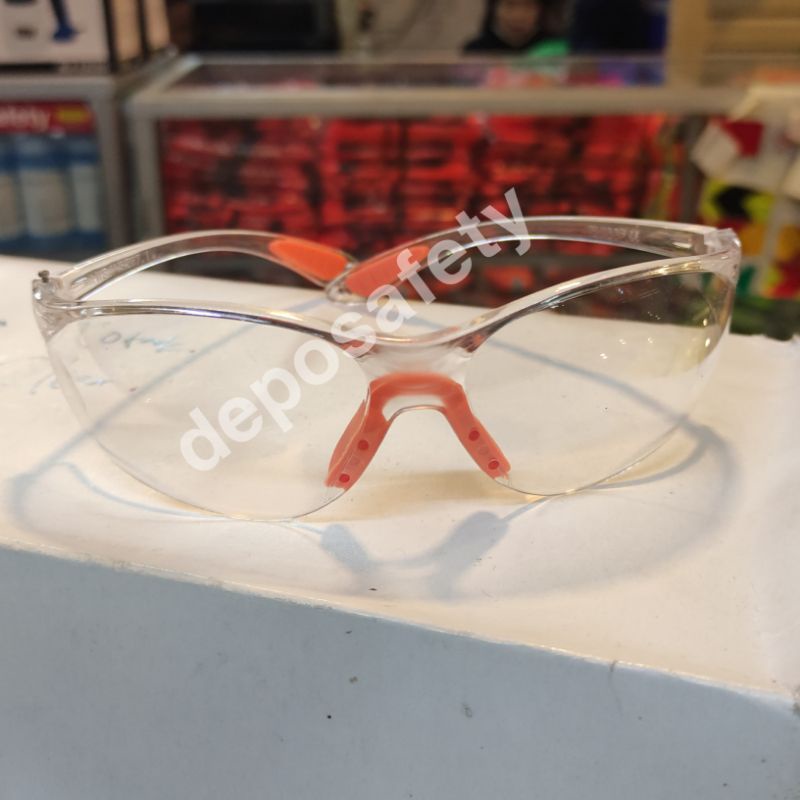 Kacamata Safety Glasses Fashion Bening Clear Motor Las Gerinda - Kacamata Safety Model Fashion Clear