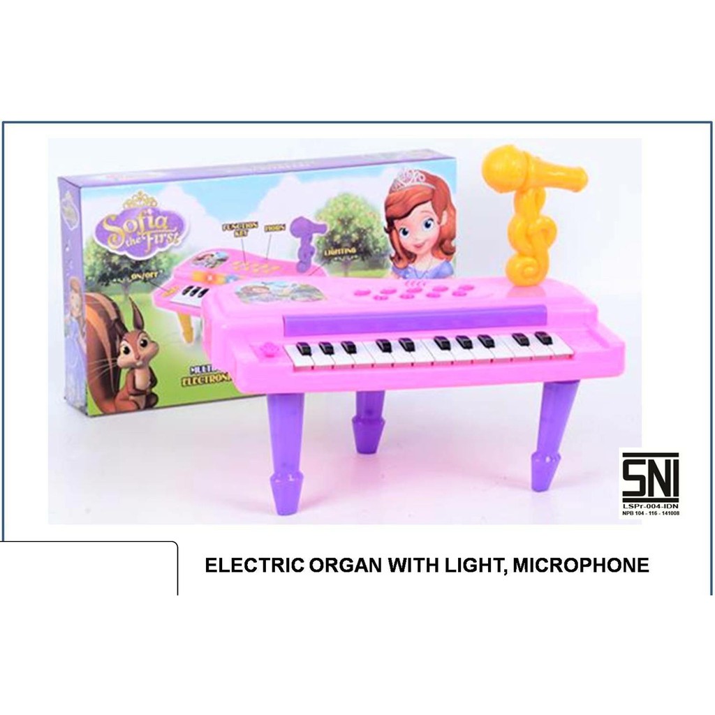 Mainan Alat Musik ELECTRONIC ORGAN SOFIA THE FIRST - 888-4 #drpstore