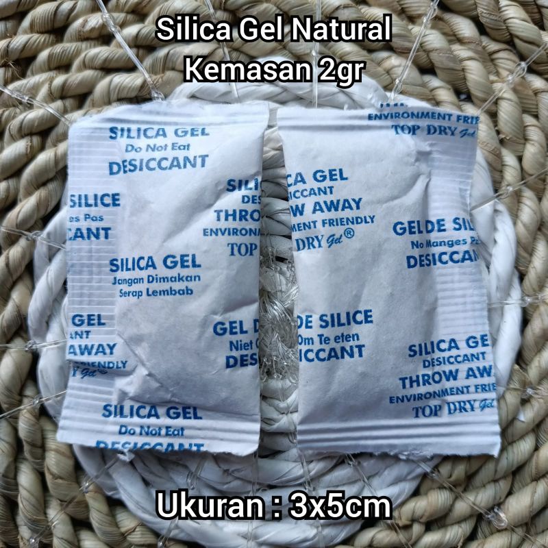 SILICA GEL 2gr FOOD GRADE/SILICA GEL NATURAL/SILICA GEL FOOD GRADE