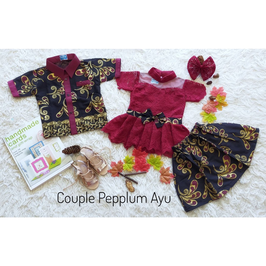 Kebaya Junior/Baju Bridesmaid/Baju Adat Jawa/Kebaya Kekinian/Kebaya Mini/Baju Couple Anak