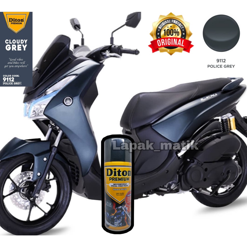 Pilok DITON PREMIUM POLICE GREY 9112 ABU ABU 400ml