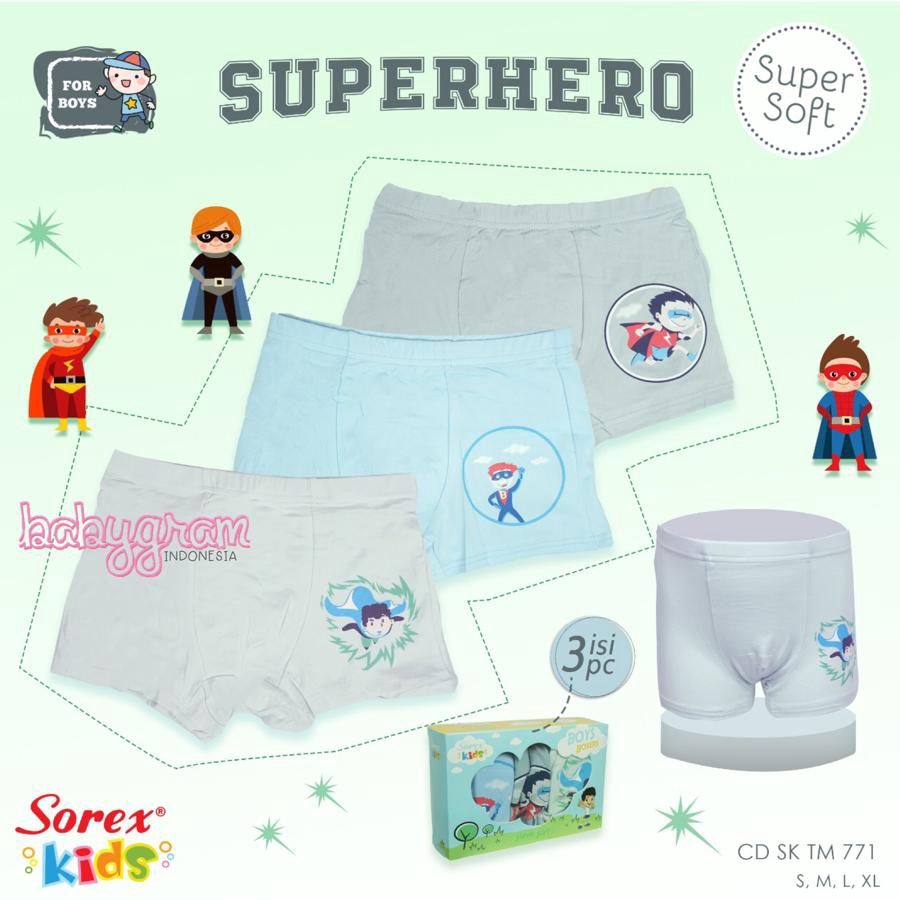SOREX KIDS CD Celana Dalam Anak Boy segitiga laki-laki S M L XL TM771 702 751 GM651 650 801