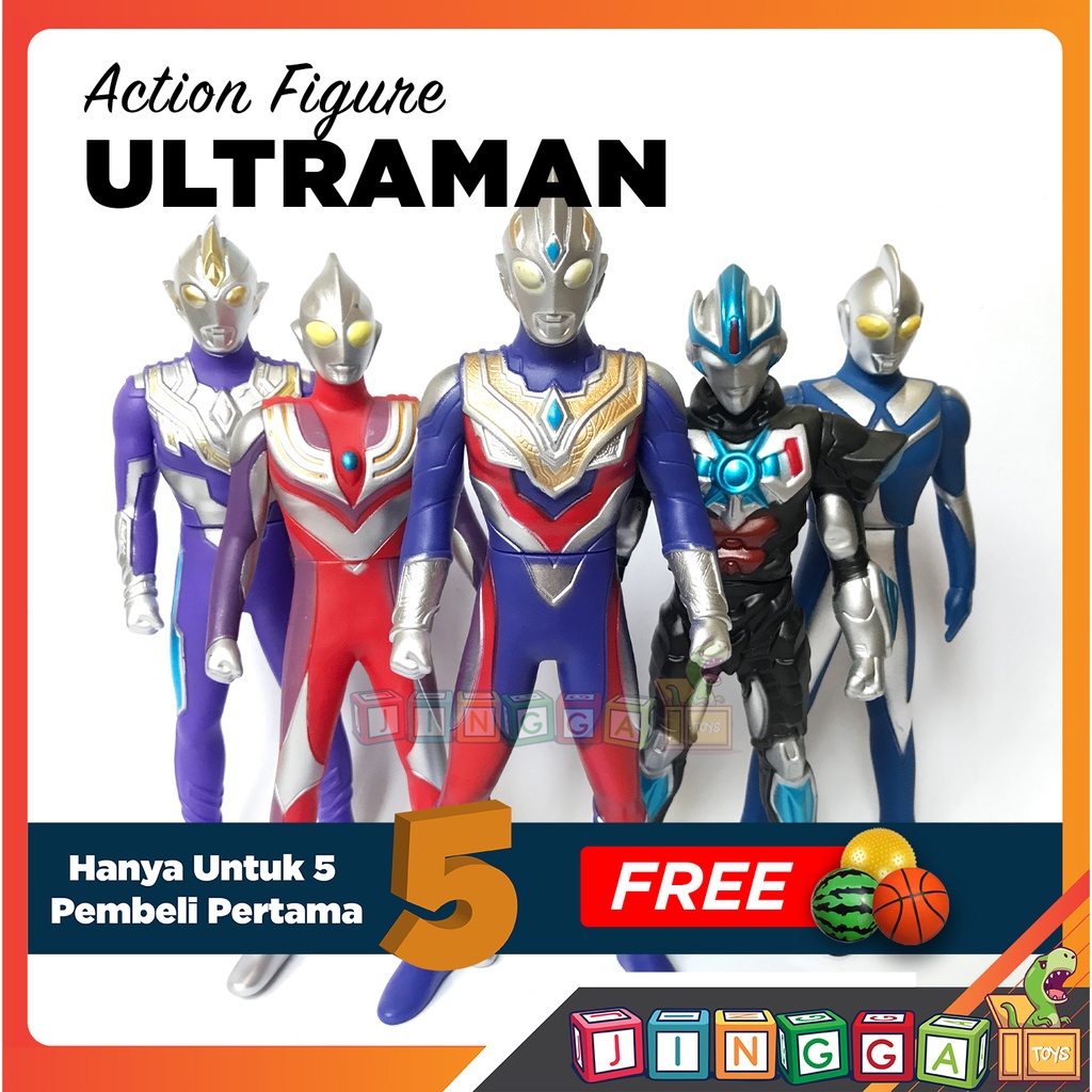 ACTION FIGURE ULTRAMAN COSMOS TRIGGER SKY TIGA ORB MAINAN FIGUR BONEKA BAHAN KARET ULTRAMEN MURAH BE