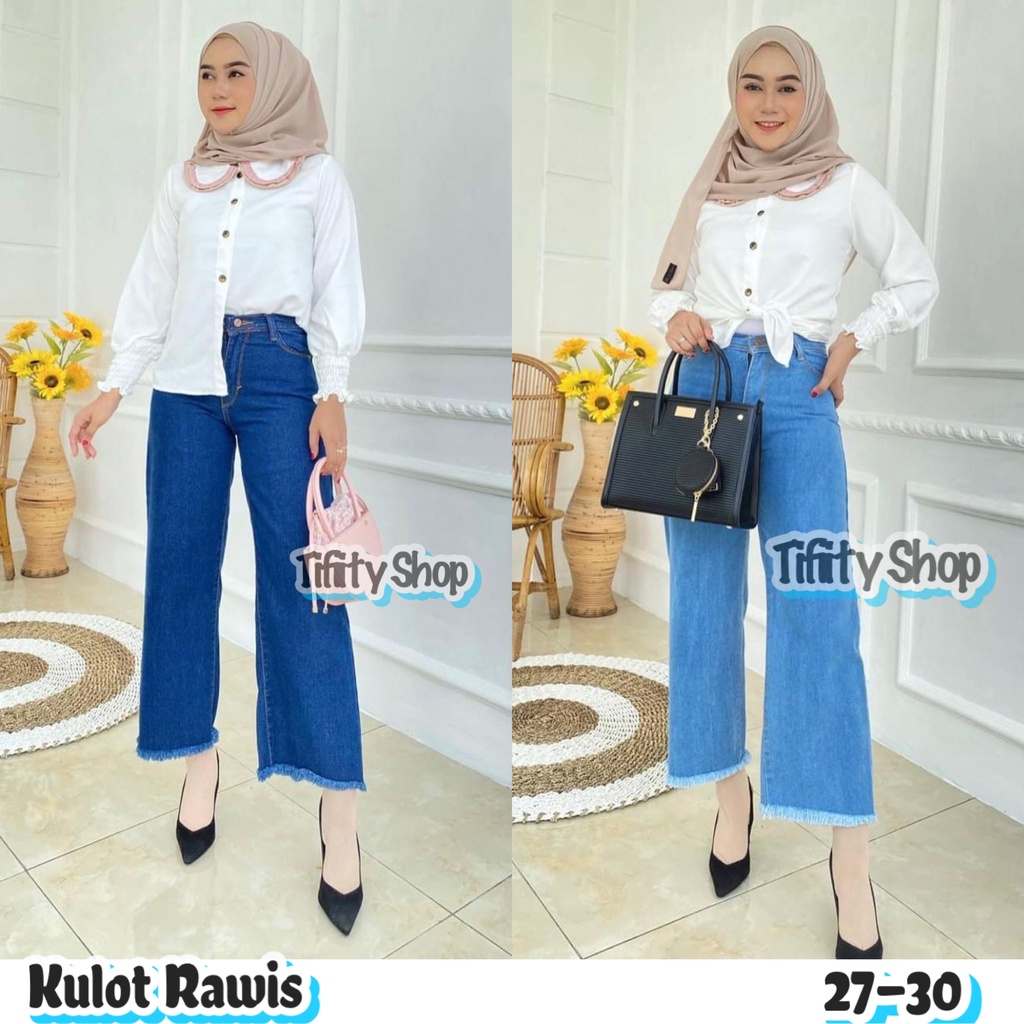 KULOT RAWIS JEANS / BOYFRIEND KIREI - BOYFRIEND SABLON - BOYFRIEND WANITA - JEANS WANITA