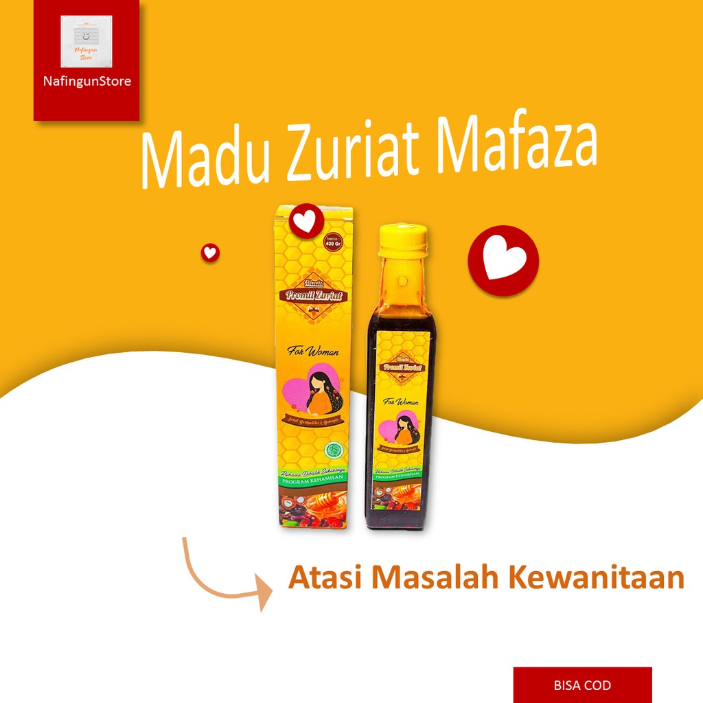 Madu Zuriat / Madu progam hamil / madu zuriat promil Mafaza Wanita
