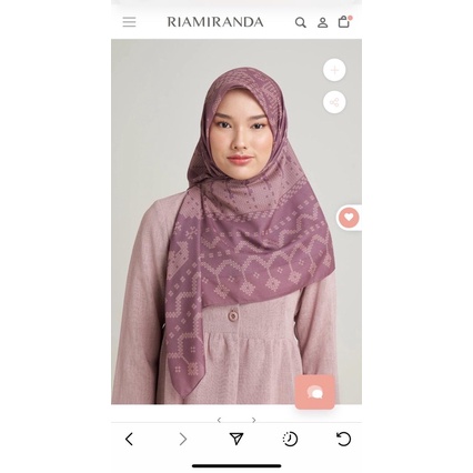 Dongson Scarf Burgundy by Ria Miranda