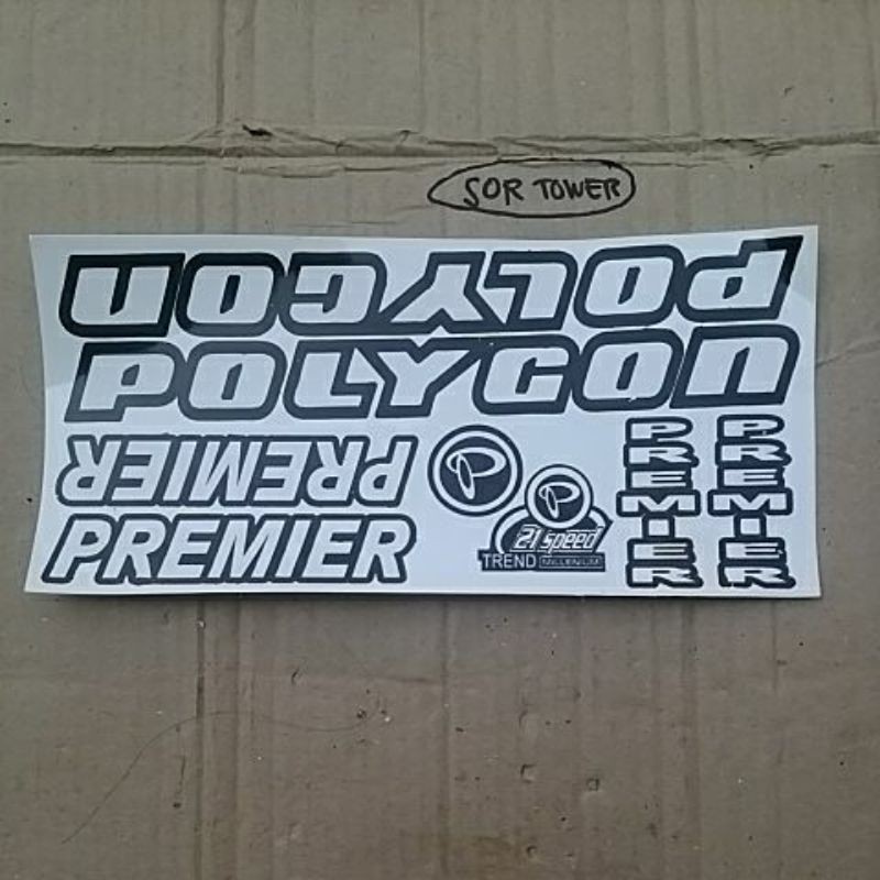Decal Sticker Sepeda Polygon PREMIER