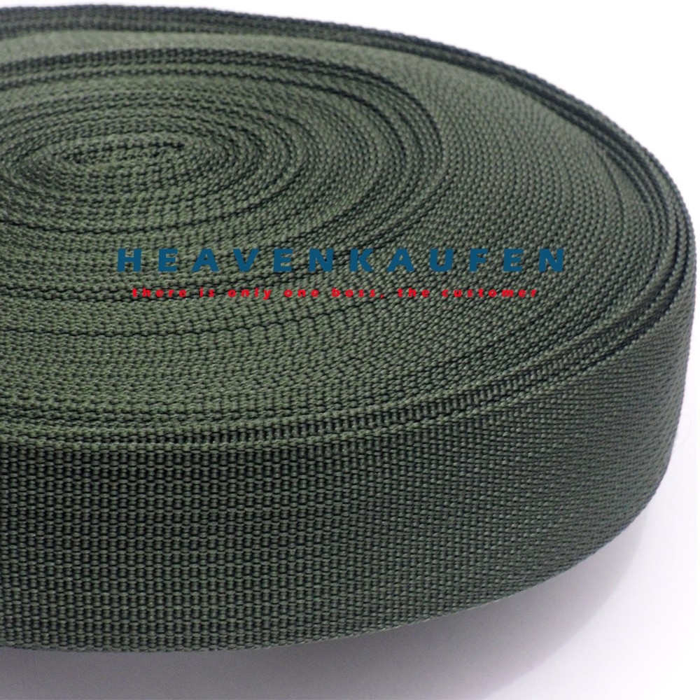 Tali Webbing Hijau TNI/Hijau Army 3,8 cm