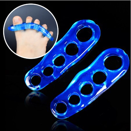 PEMISAH JARI KAKI DENGAN 5 LUBANG DARI SILICONE YANG LEMBUT