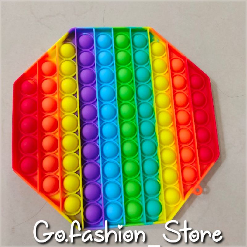 FREE GUNDU KELERENG!Mainan Pop It Penghilang Stress Viral Tiktok Jumbo 20cm Bahan Import Bagus Halus Model New Bts-Oval 20cm