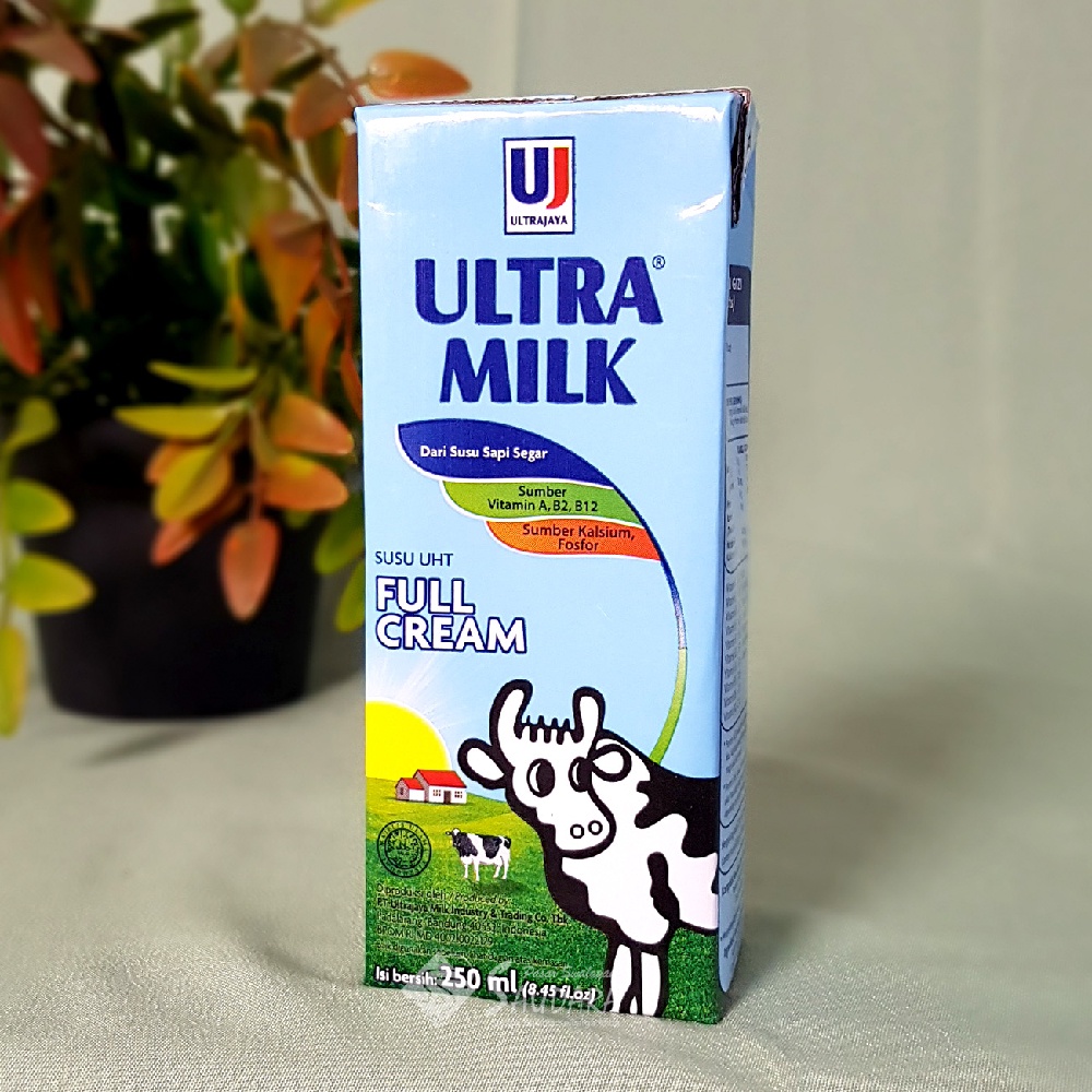 Jual Susu Ultra Milk UHT 250 ML Plain/Susu Rendah Lemak /Susu Kotak ...