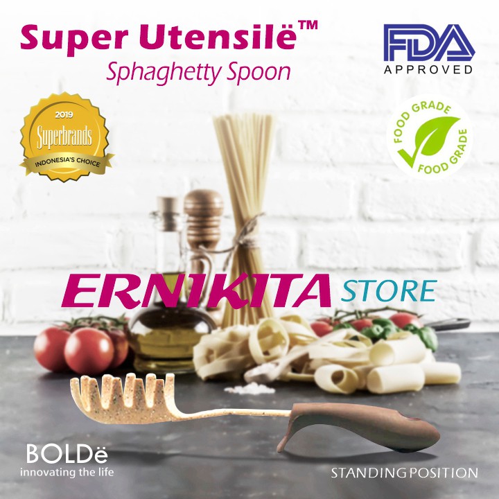 BOLDe SUPER UTENSILE SPAGHETTI SPOON - Spatula Sendok Spaghetti