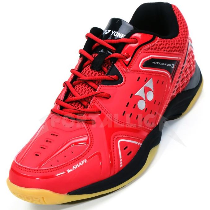 Sepatu Badminton Yonex Aero Comfort 3 Red Black