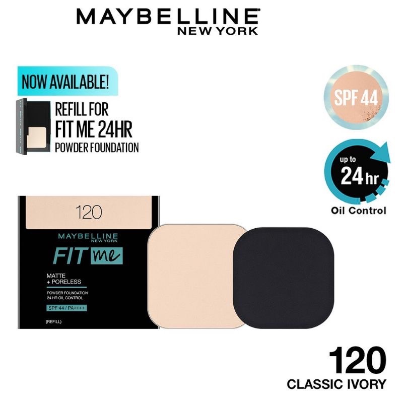 MAYBELLINE FITME 24H OIL CONTROL POWDER FOUNDATION (REFILL)