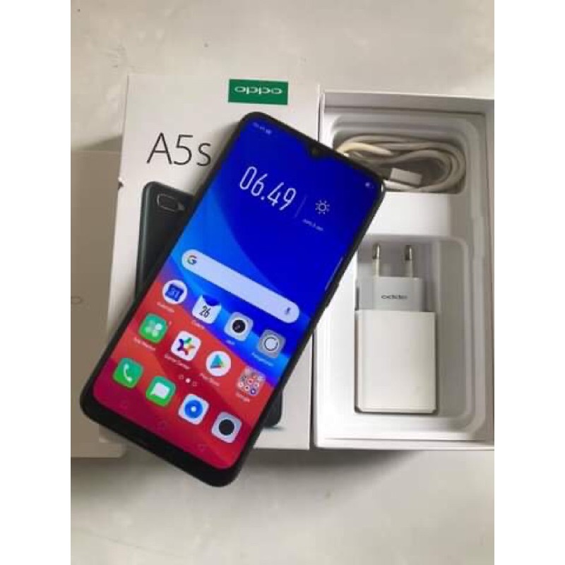 Jual hp bekas OPPO A5S Ram 2/32GB seken second berkualitas