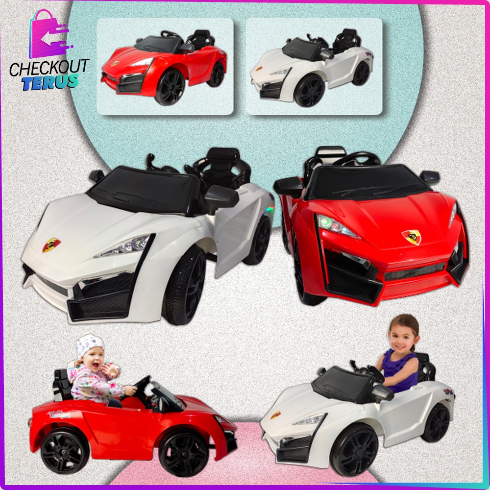 CT M243 Mobil Aki Anak Cayman Adventure Ride On Remote Control Mobil Mobilan Ada Musik dan Lampu Mainan Mobil Aki Anak