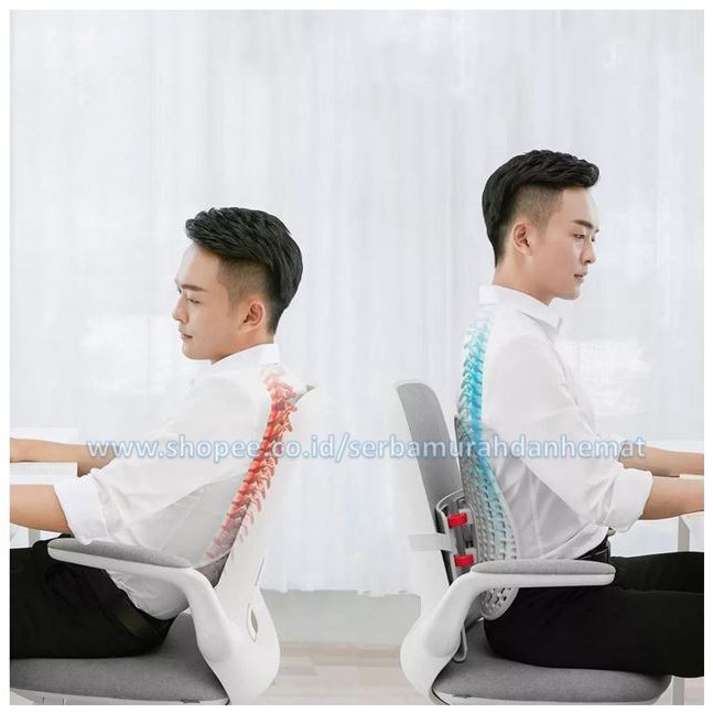 Alat Penopang Penyangga Punggung Kursi LEBAND Adjustable Ergonomic Back Support