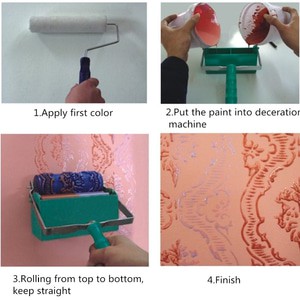 SH Stationery -021Y Wallpaper Paint Roller Painting Roll Motif Tanpa Aplikator