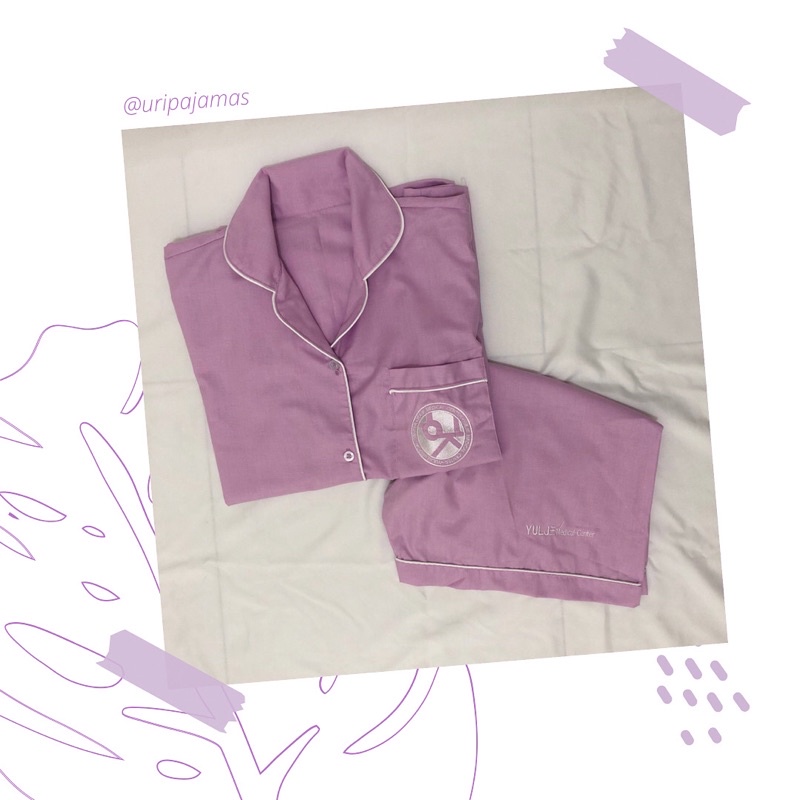 Hospital Playlist Piyama | LILAC | Hospital Playlist Merchandise | Katun-Bordir