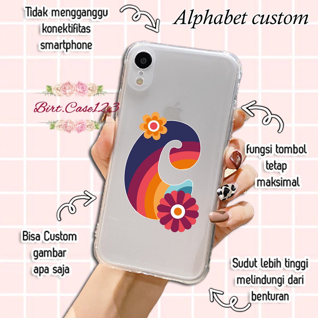 Softcase choice ALPHABET CUSTOM Xiaomi Redmi 7 8 8A 9 9A 9C NOTE 7 8 9 PRO BC3213