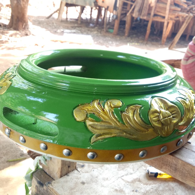 Rebana terbang hadroh ukuran 30cm ukiran