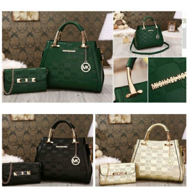 2317 tas import Tas fashion tas korea tas murah tas batam tas branded tas kw 2in1 mk michael kors