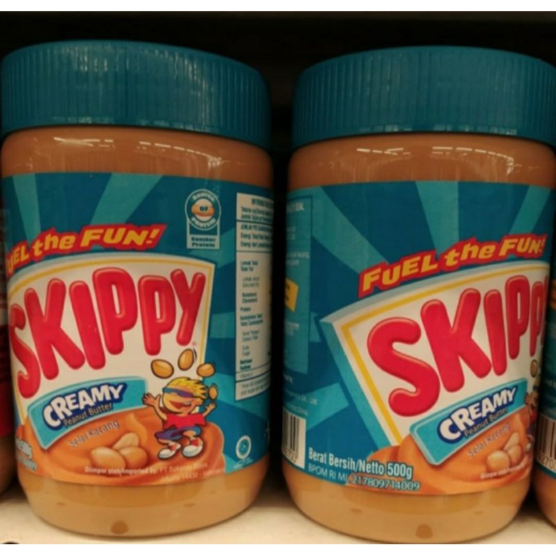 

Selai skippy creamy peanut butter 500 gr