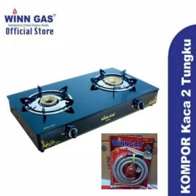 AF61Z74 WINN GAS , W 399 , WIN GAS . KOMPOR GAS 2 TUNGKU KACA FDGD63415