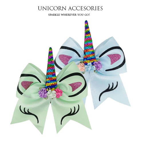 [Brandedbaby] JEPIT RAMBUT UNICORN / ACCESORIES UNICORN / HAIRCLIP UNICORN PITA JOJO ANEKA WARNA