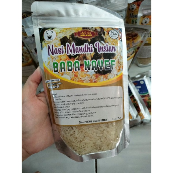 

Nasi Mandhi Plus Bumbu Instan Baba Nayef 350gr