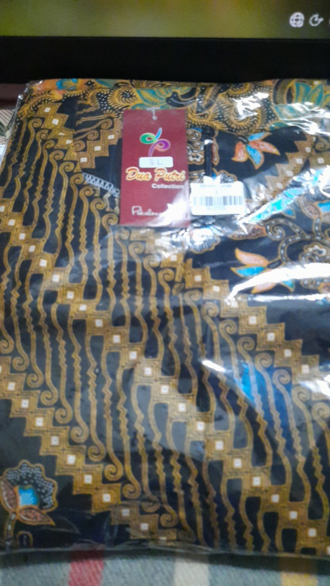 Batik Dolby Dolbi Dobby Doby Tenun Sutra Tulis Katun Atbm Baron Atasan Batik Wanita Sogan Srg308