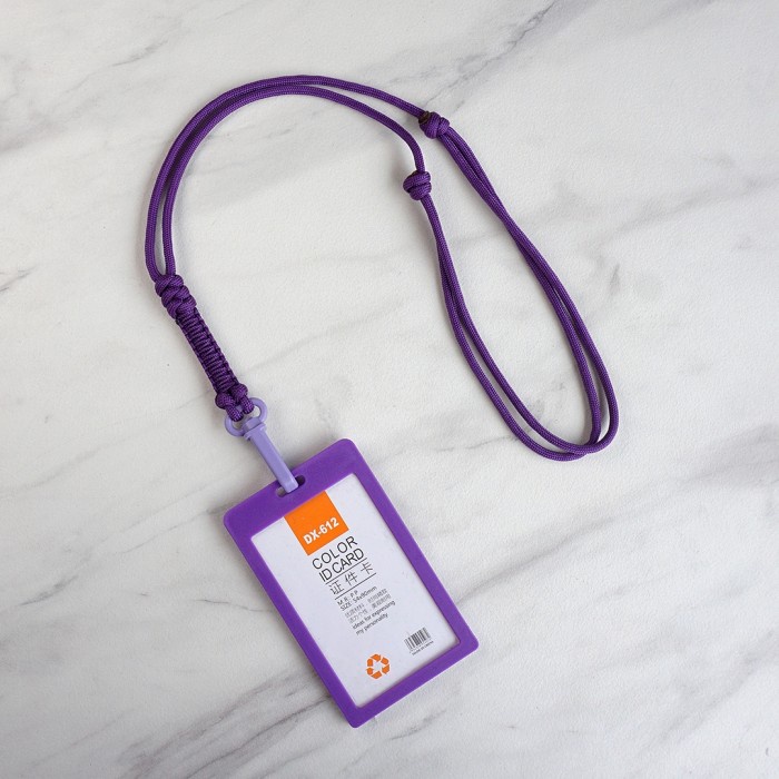 

Segera Miliki Lanyard Id Card / Tali Leher Gantungan Id Card Name Tag Holder Limited