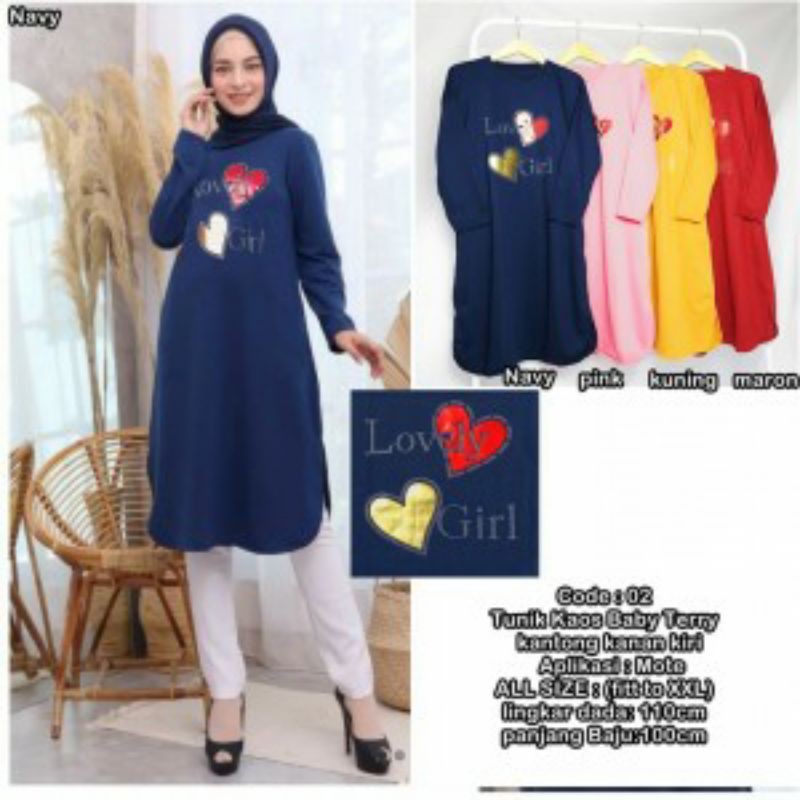 SriRatu8 tunik wanita mote LOVELY2 tunik murah baju tunik wanita terbaru